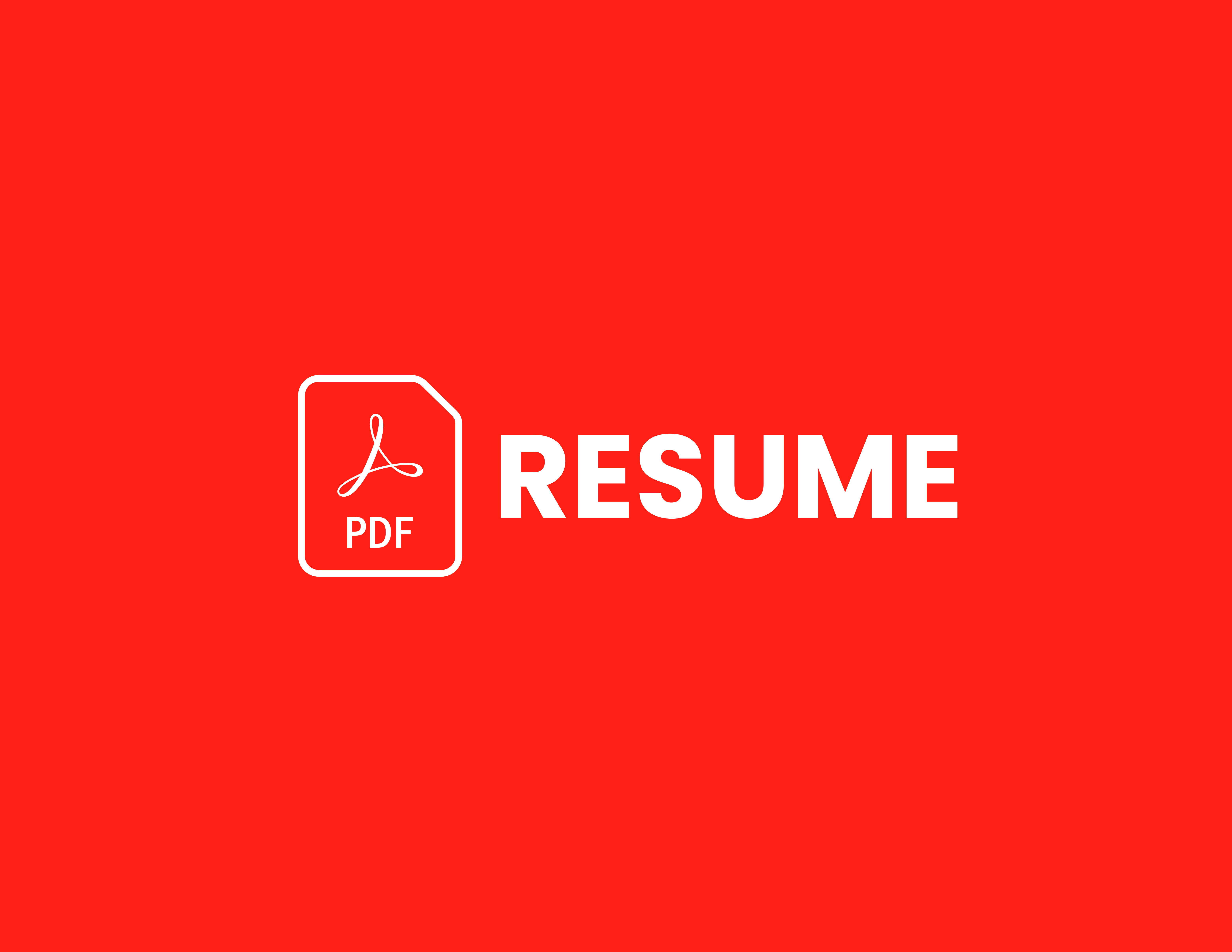 PDF Resume